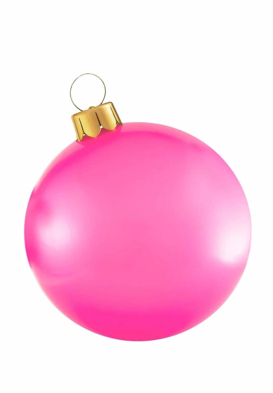 NEW HOLIBALL inflatable ornament - 30" in pink